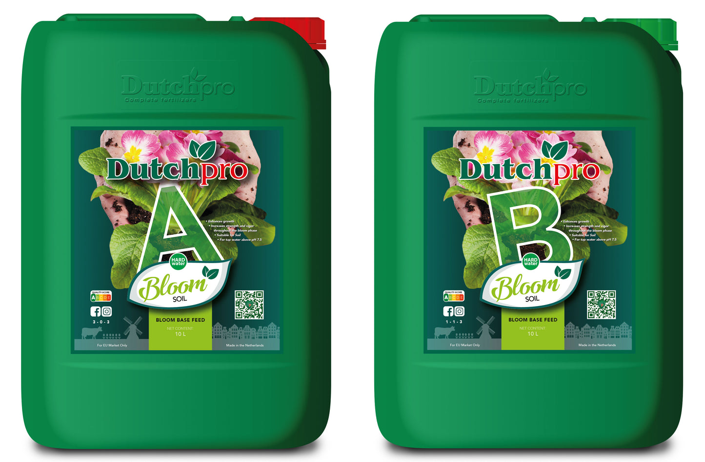 A+B Bloom Base Feeds Soil (Hard Water)
