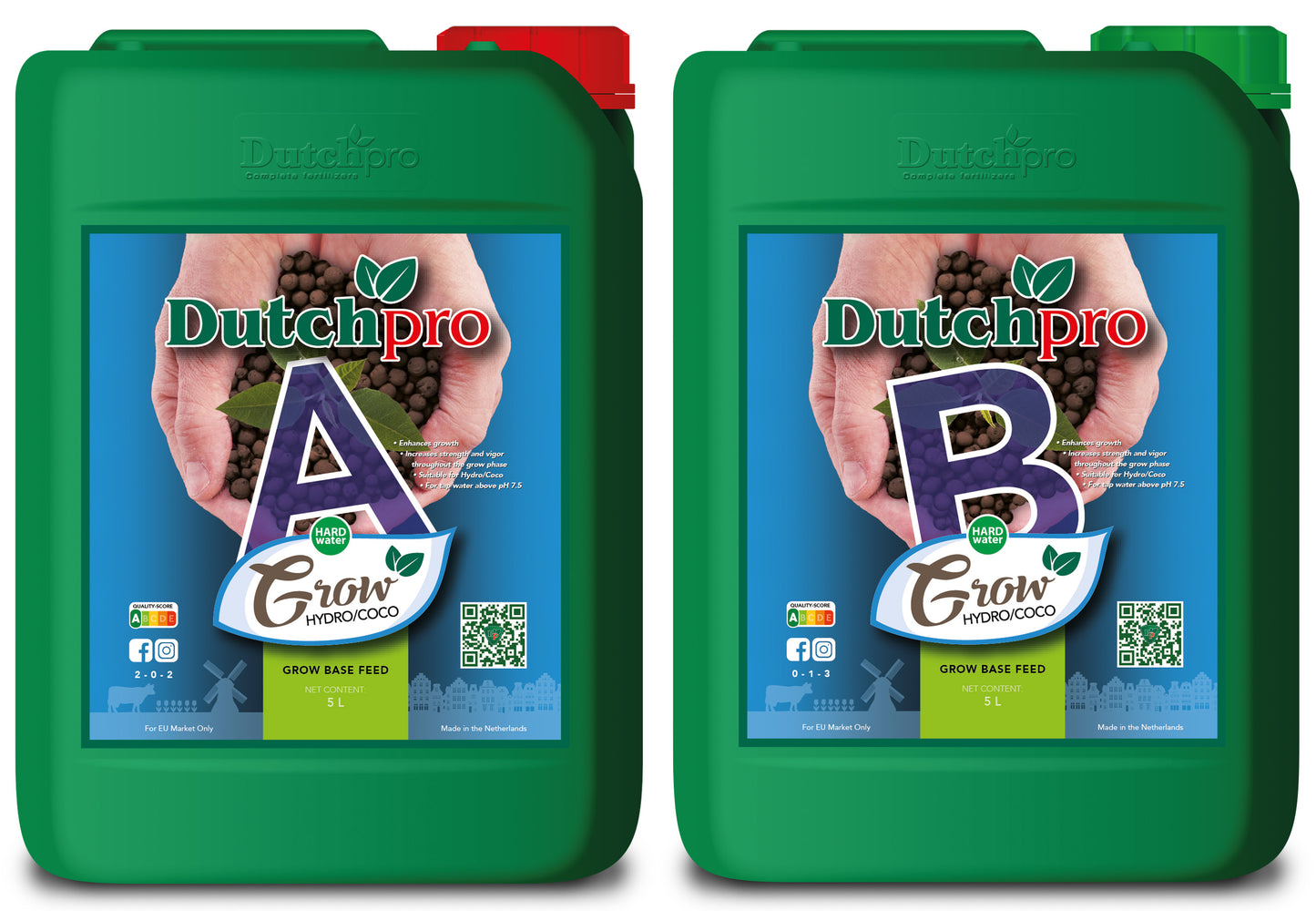 A+B Grow Base Feed Hydro/Coco (Hard Water)