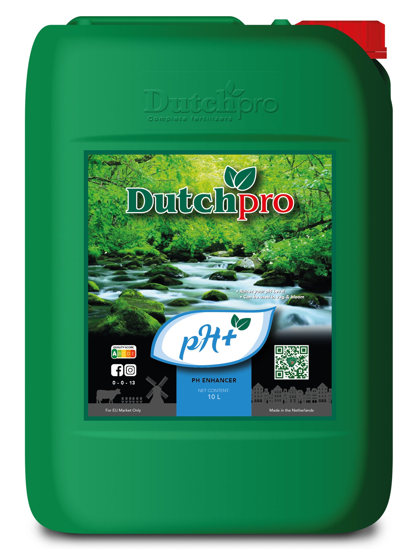 pH+ : Increase pH