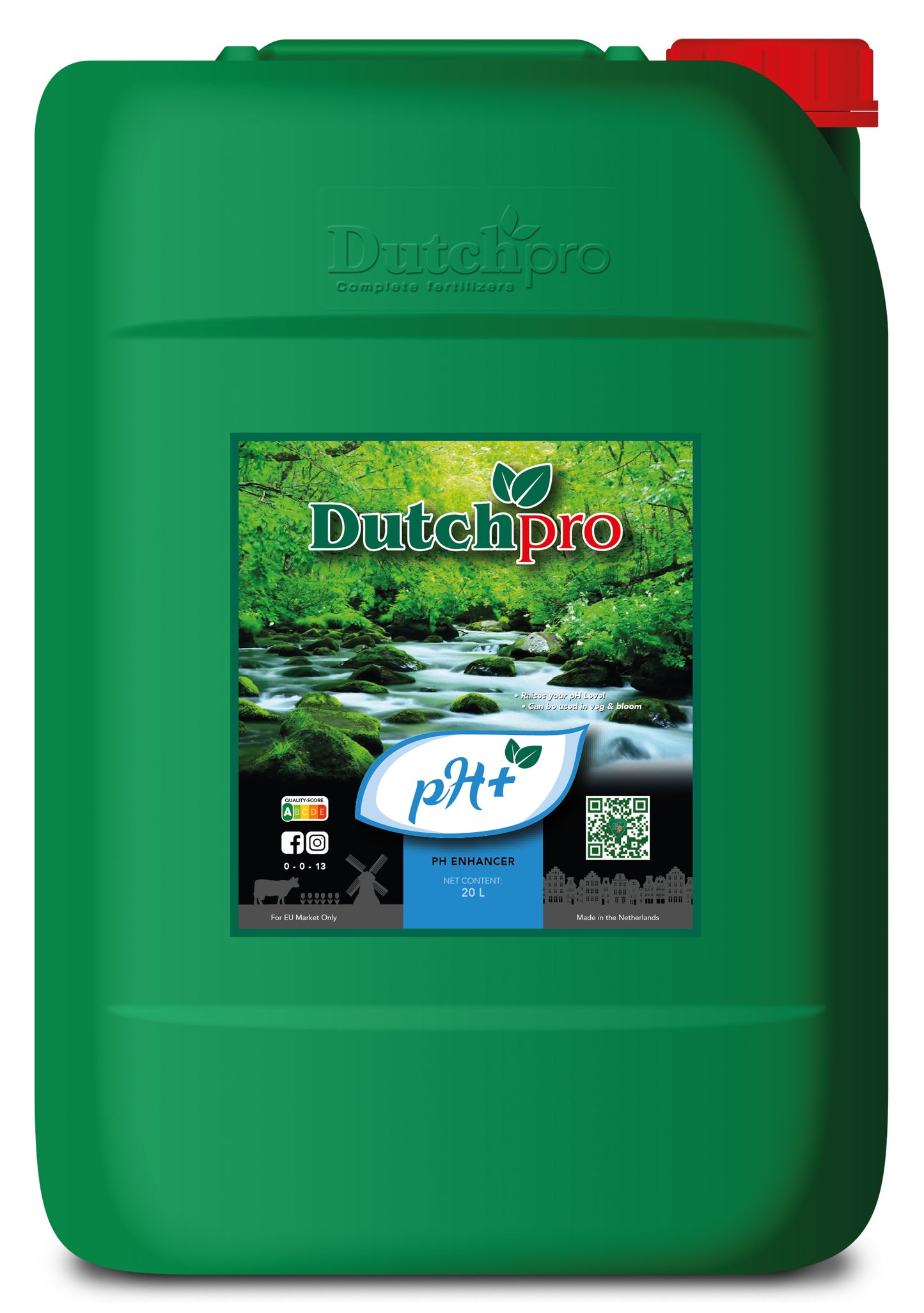 pH+ : Increase pH