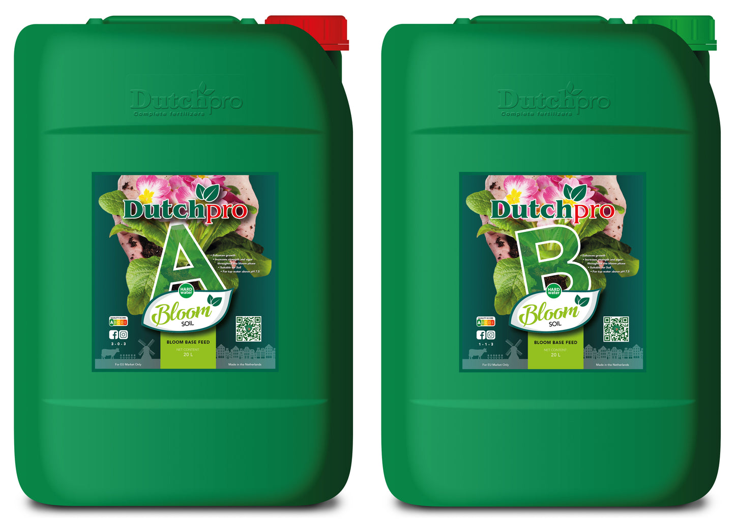 A+B Bloom Base Feeds Soil (Hard Water)