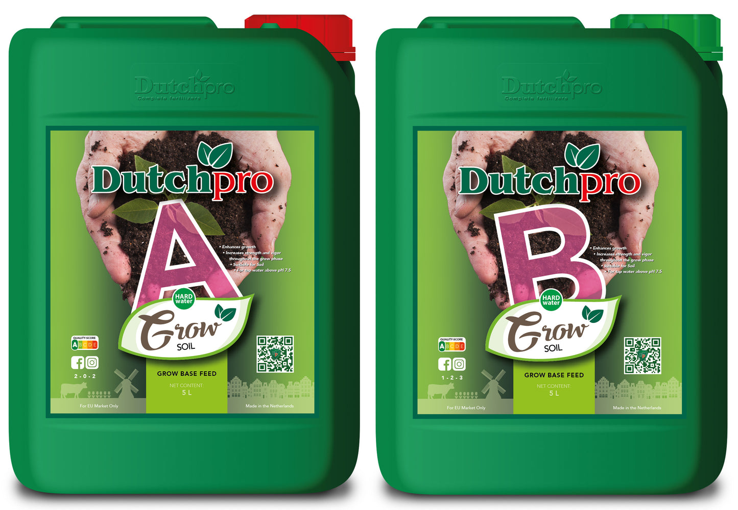 A+B Grow Base Feeds Soil (Hard Water)